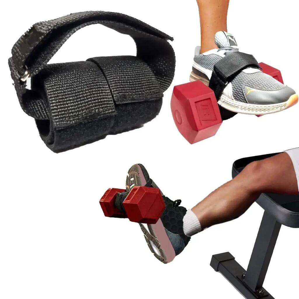 Adjustable ankle and foot weight strap for resistance training