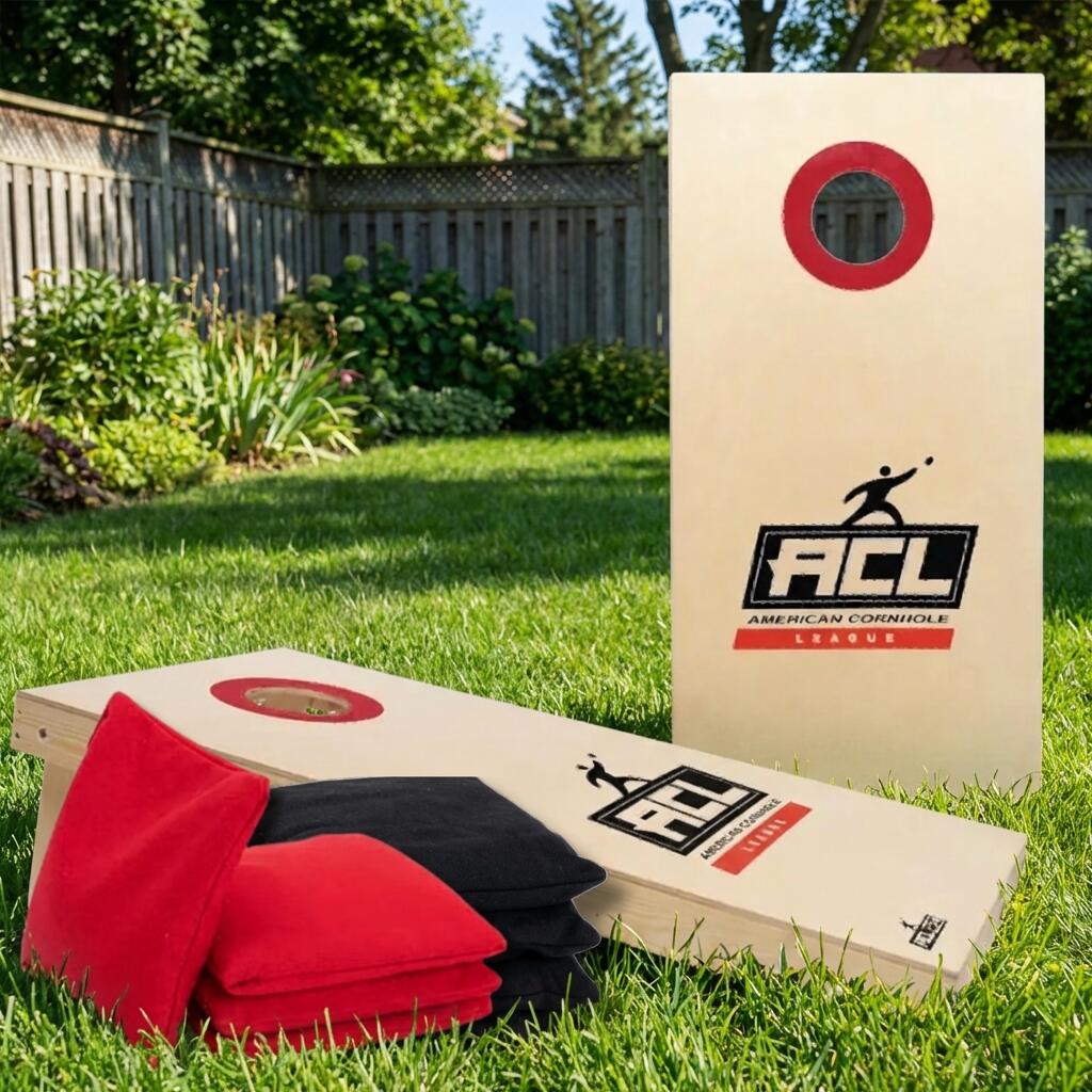 Set WICKED WOOD American Cornhole League 120 x 60 cm, sacs inclus 2/7