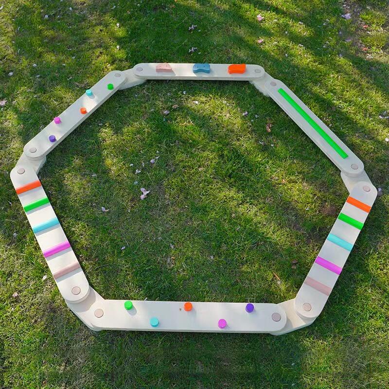 Enfant Fitness Chemin d'Équilibre Sensoriel Arc-en-ciel Multicolore 3/7