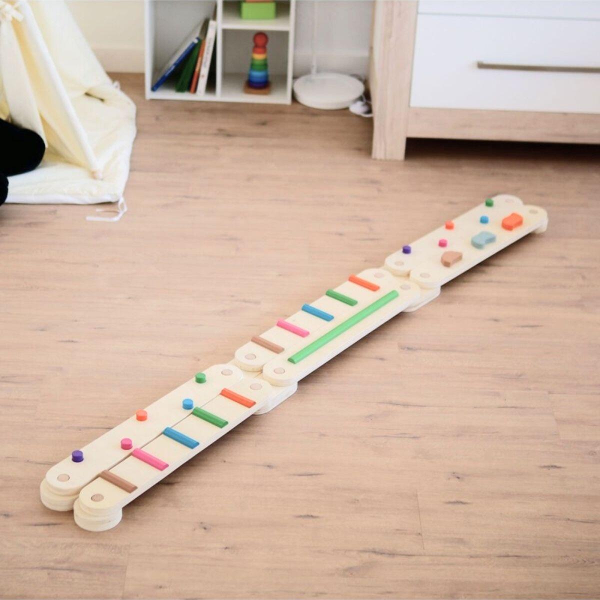 Enfant Fitness Chemin d'Équilibre Sensoriel Arc-en-ciel Multicolore 6/7
