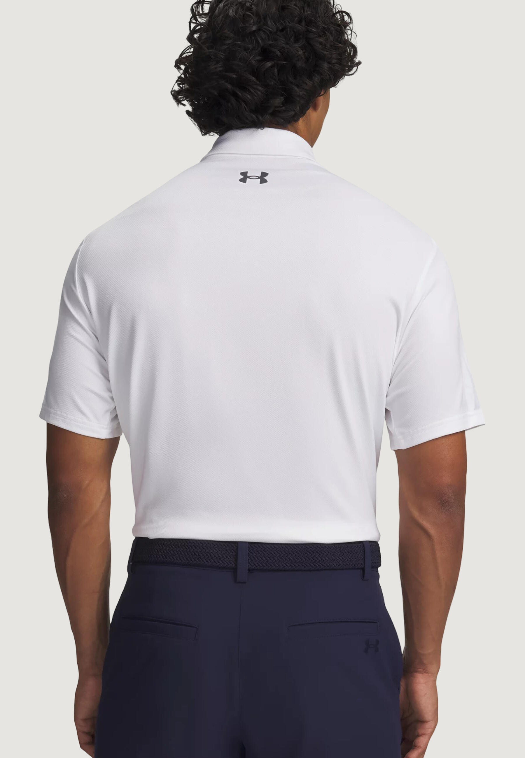 polo manches courtes UA MATCHPLAY POLO HOMME blanc 2/4