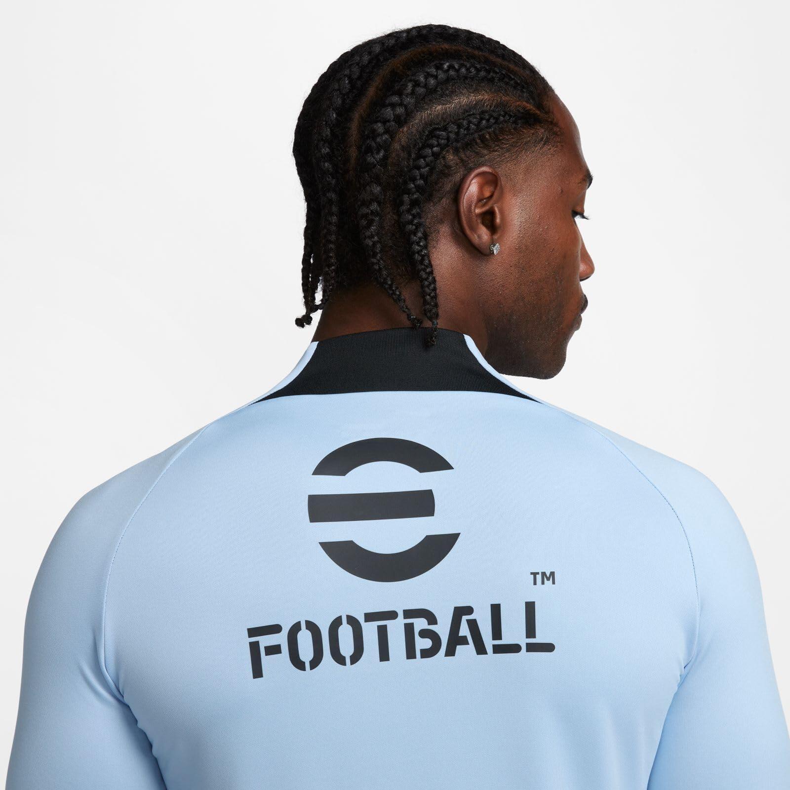 Nike Uomo Dri-FIT Strike Drill Top K 3/4 Zip Light Marine/Black/Lyon Blue S 3/6