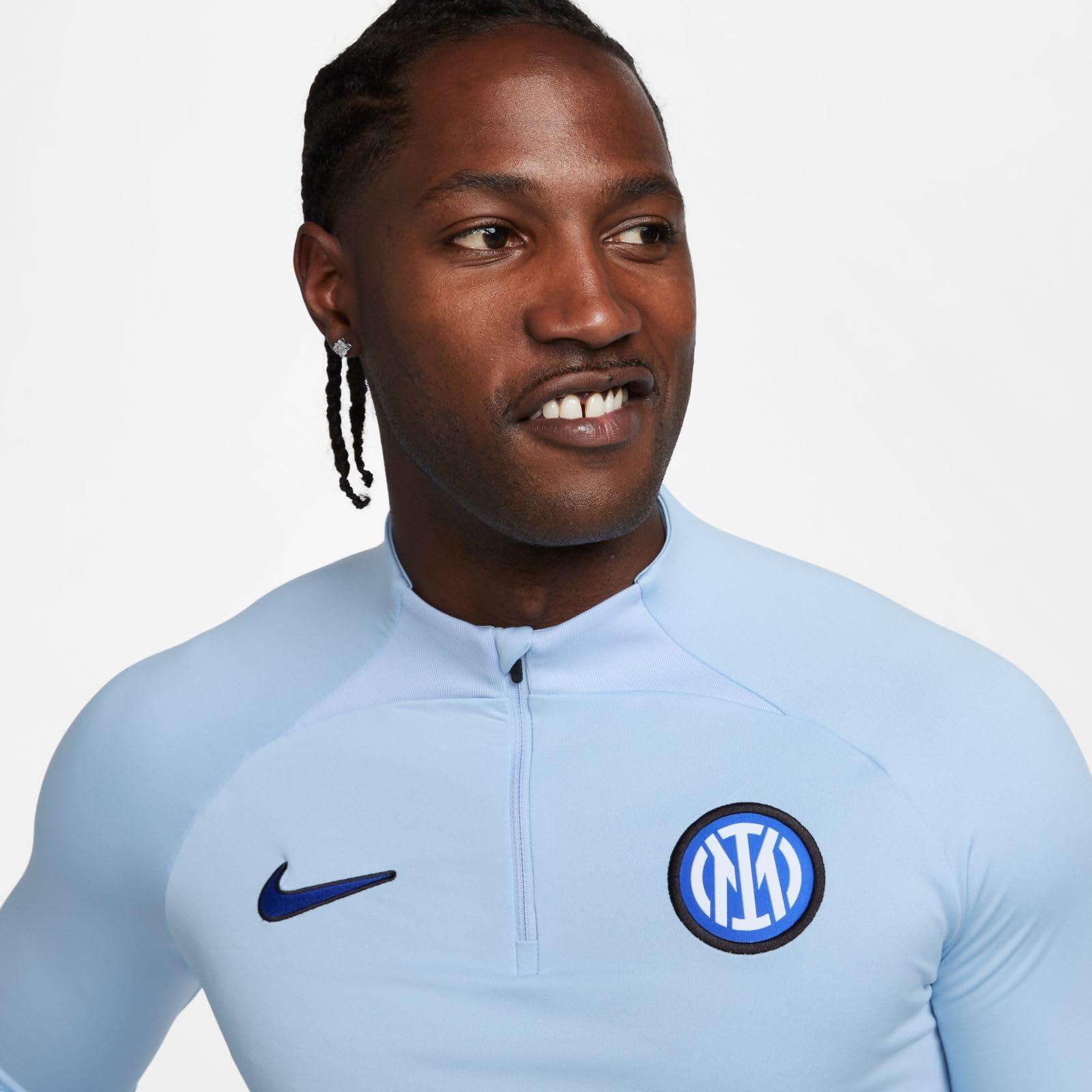 Nike Uomo Dri-FIT Strike Drill Top K 3/4 Zip Light Marine/Black/Lyon Blue S 2/6