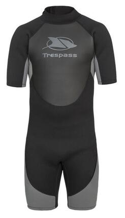 Trespass Claybourne - Combinaison courte 3 mm pour homme noir