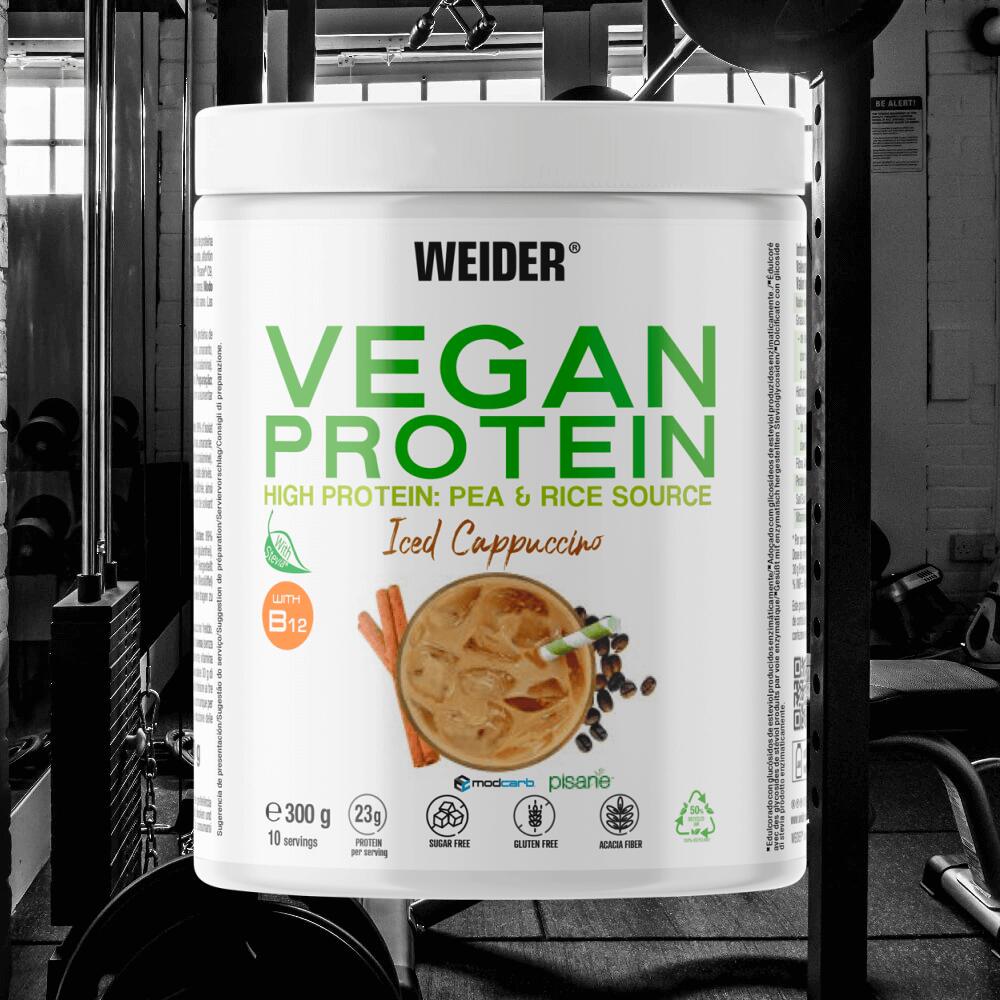 Weider Vegan Protein (300g) Iced Cappuccino - Protéines 2/3