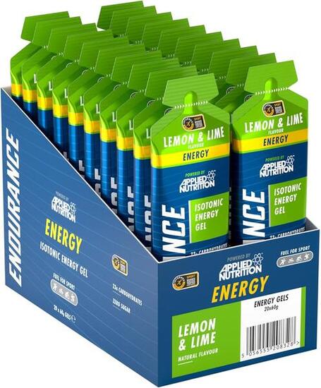 Applied Nutrition Endurance Energy Gel (20x60ml) Lemon & Lime