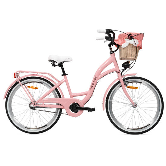 Rower Miejski Młodzieżowy Style 24 3B, Kosz