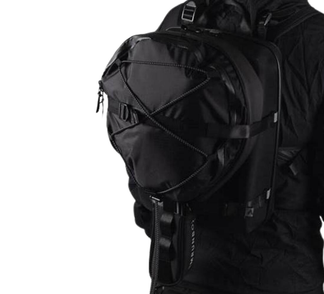 Running  Tessuto KILOMETER STUDIOS Double Padel Bag - Black 3/3