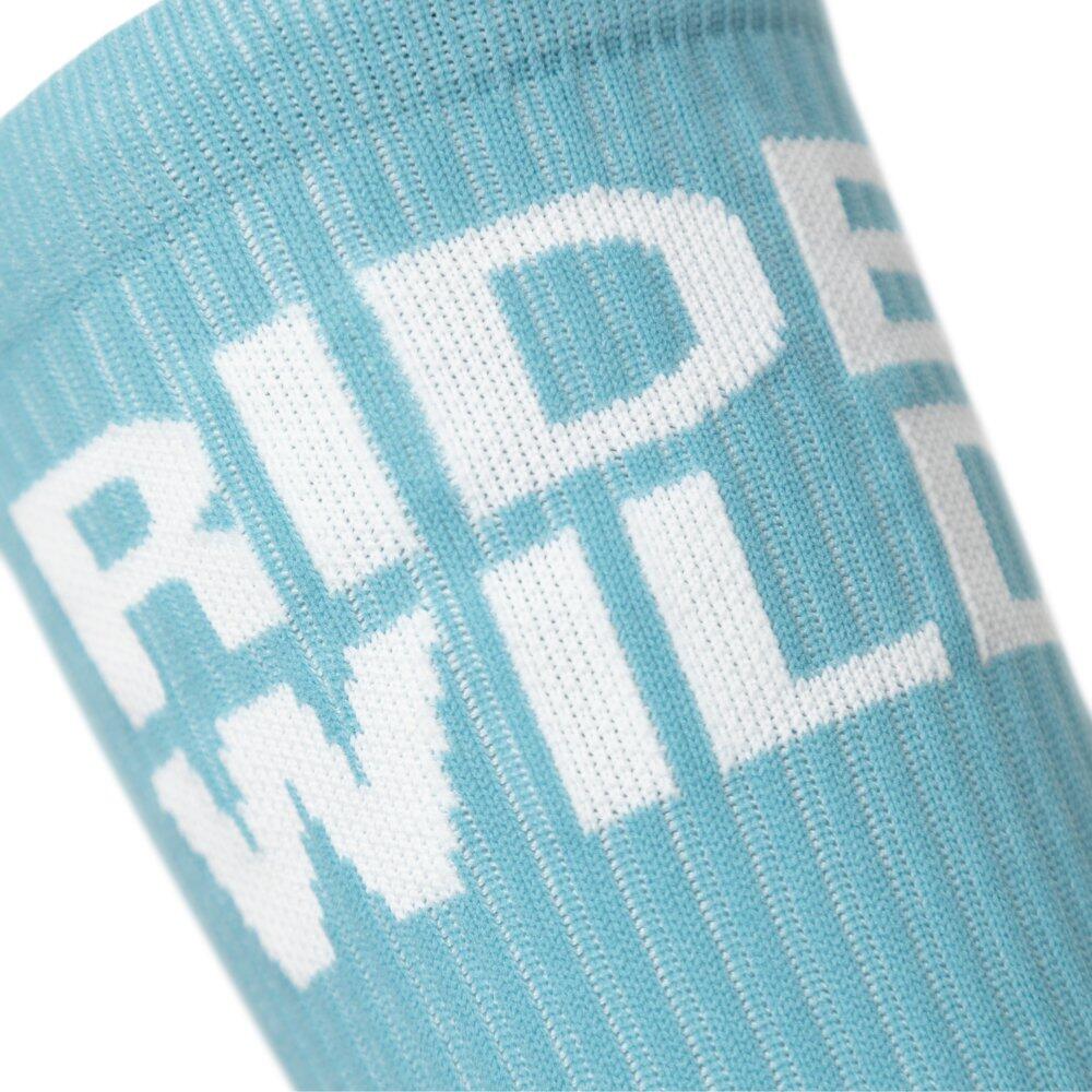 Meias de ciclismo gravel de cano médio Homem e mulher GS2 Blue Azul 3/6