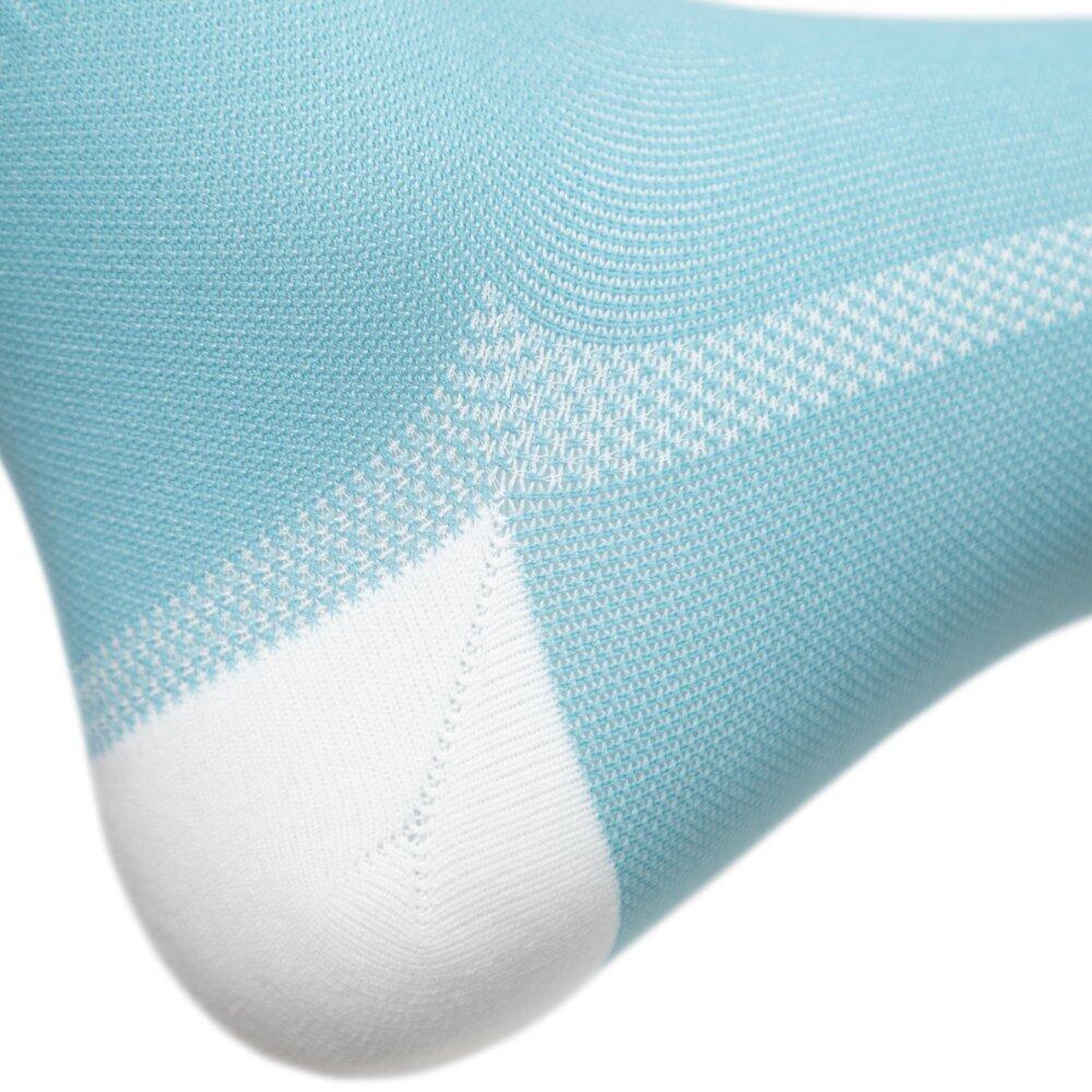 Meias de ciclismo gravel de cano médio Homem e mulher GS2 Blue Azul 5/6