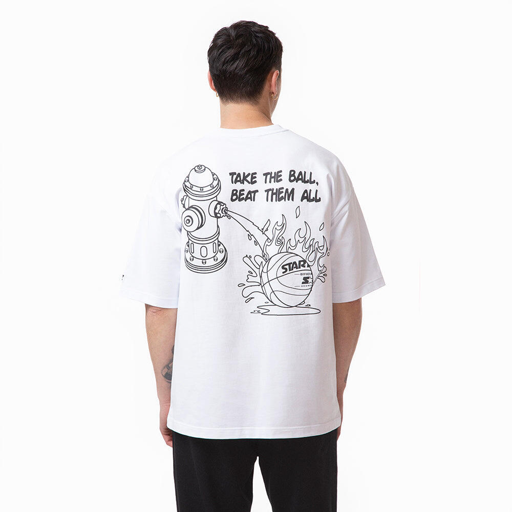 T-shirt wet basketball BIANCO 7/7