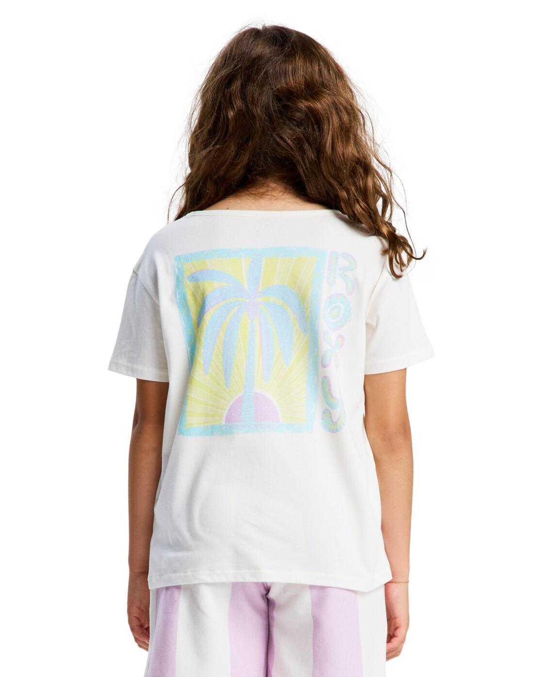 Maglia a maniche corte Roxy modello ERGZT04153-WZA0 per unisex ragazzi 2/4