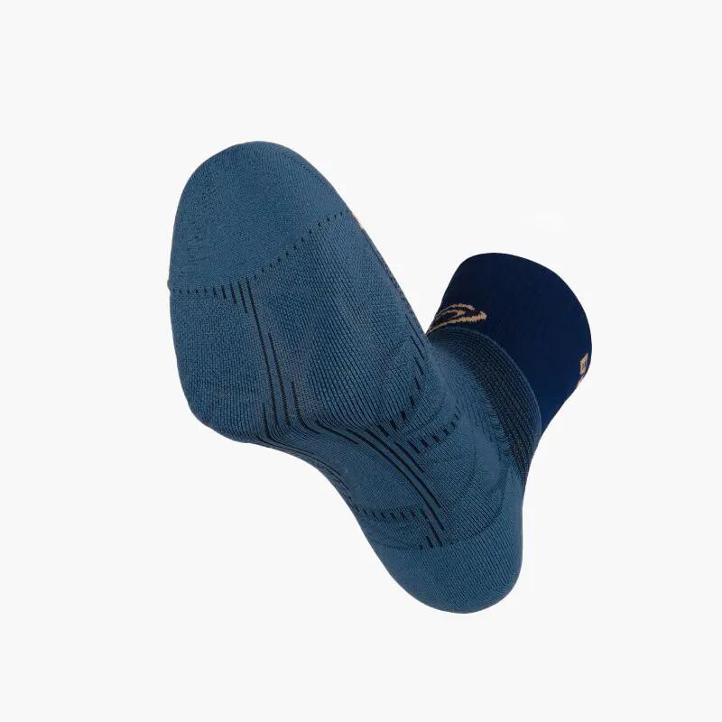 Chaussettes RUN MARATHON Mid Bleu marine 3/4