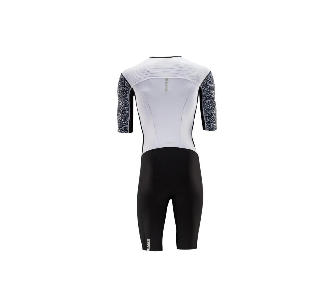 Triathlon Uomo  HUUB Men's Sub 7 LC Trisuit - Black/Dazzle 3/4