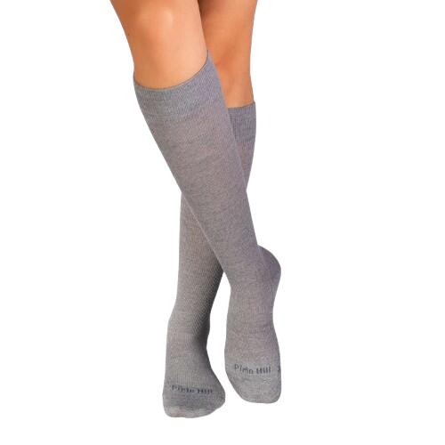 Chaussettes longues de compression 3/4 en laine mérinos