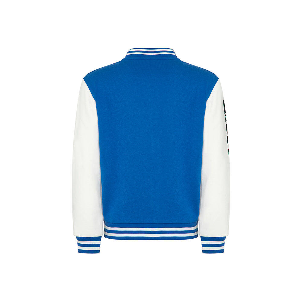 Varsity jacket basic COBALTO 2/4