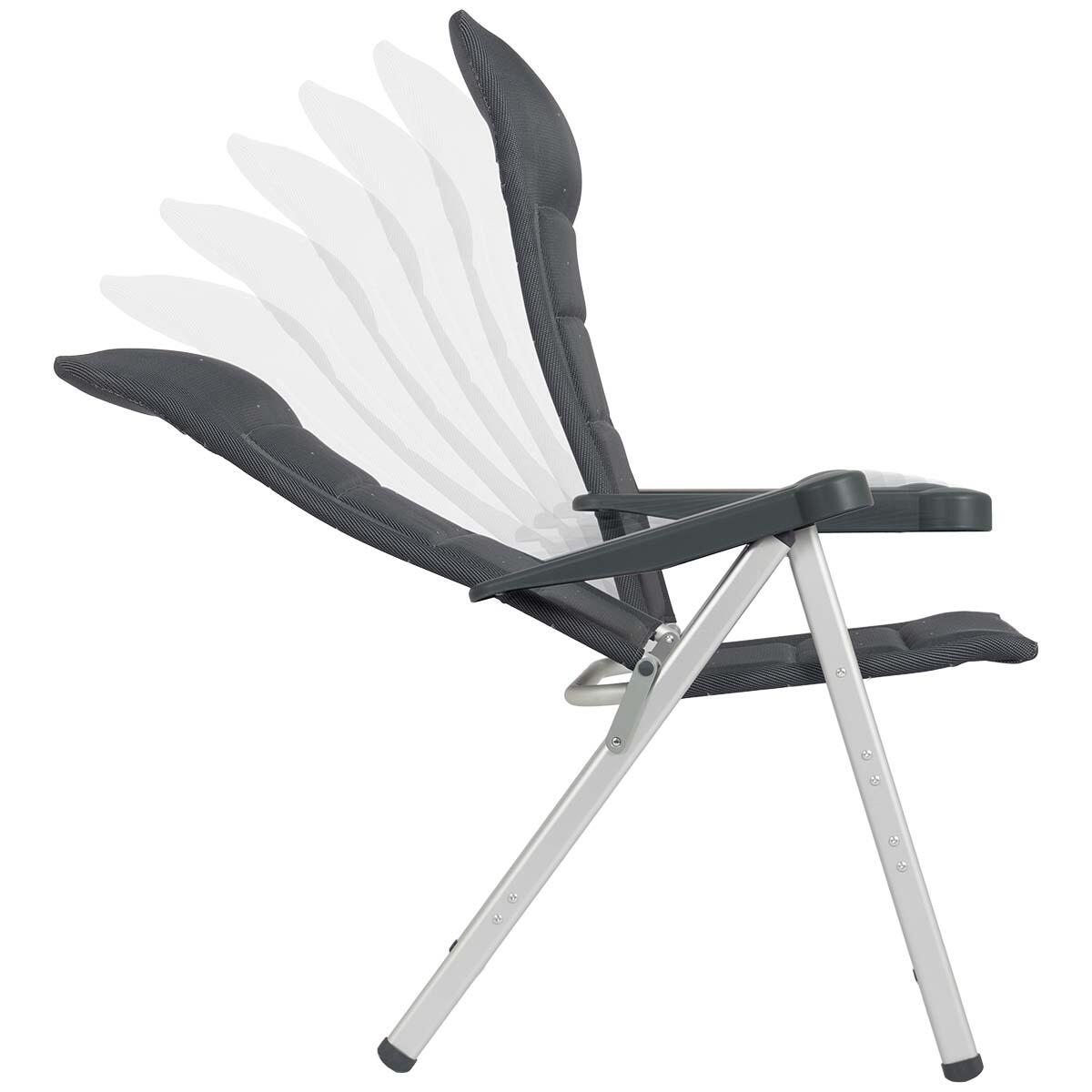 Silla reclinable - AL/238 - Deluxe - Gris oscuro 6/6