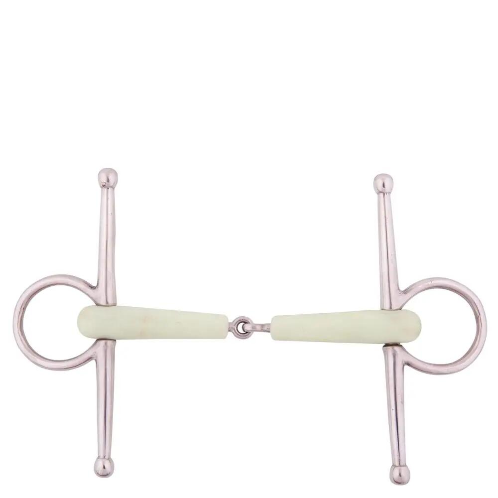 Roestvrijstalen enkelgebroken paardenbit BR Equitation Apple Mouth 1/1