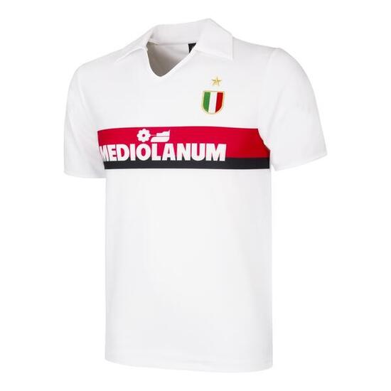 Maglia da trasferta Retrò - Calcio - Uomo - AC Milan 1988 - Bianco