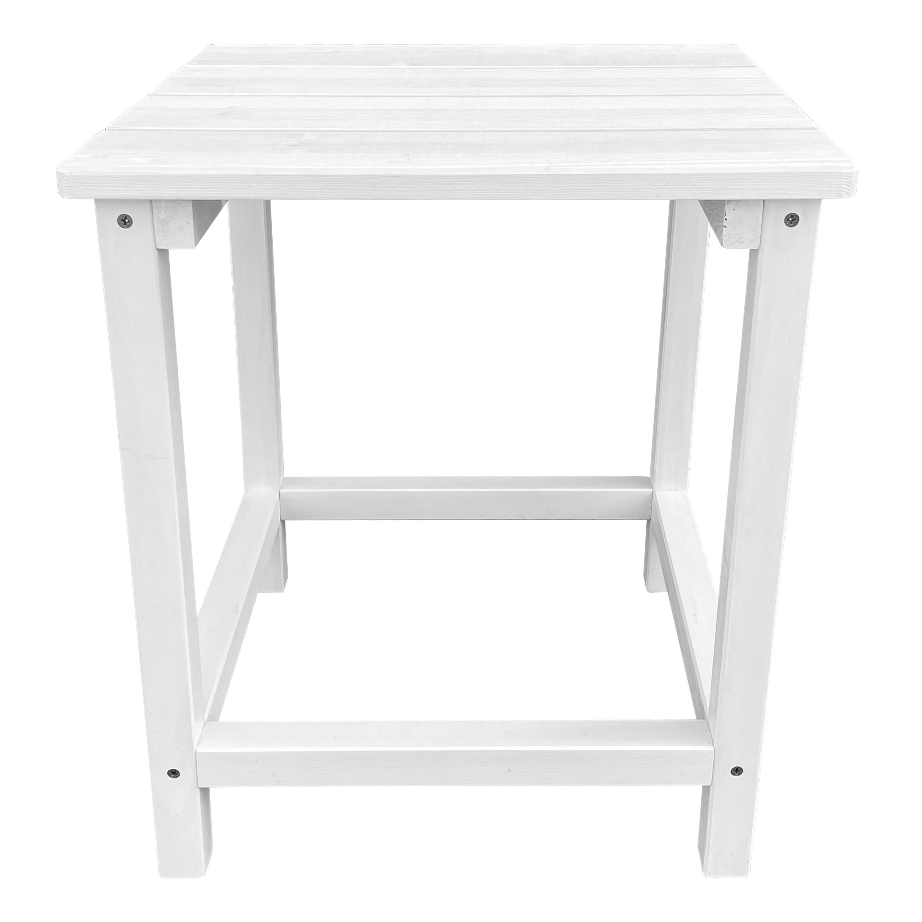 Table d'appoint en Bois - AXI Tess - 40,5 x 40,5 x 46 cm - Blanche 2/6