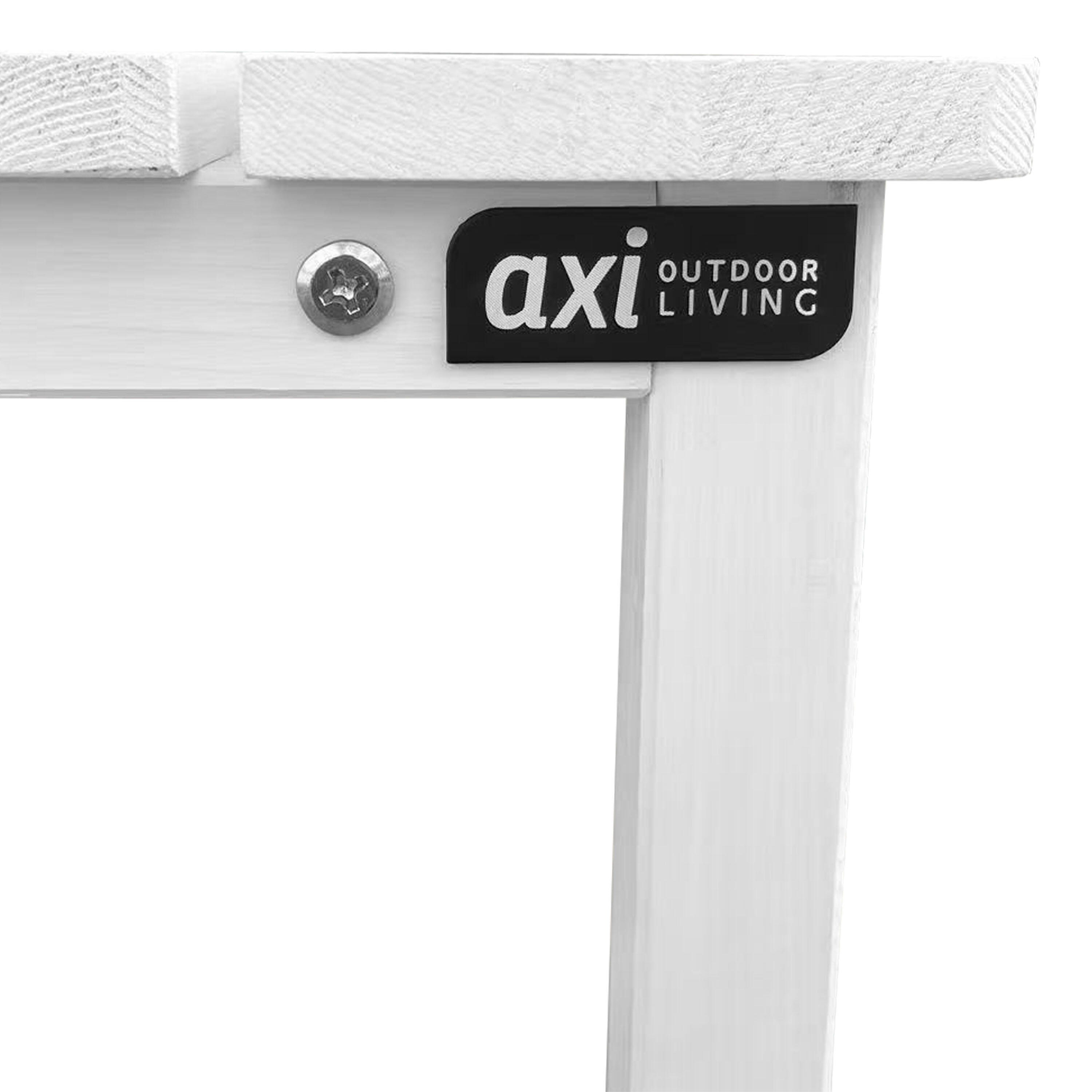 Table d'appoint en Bois - AXI Tess - 40,5 x 40,5 x 46 cm - Blanche 6/6