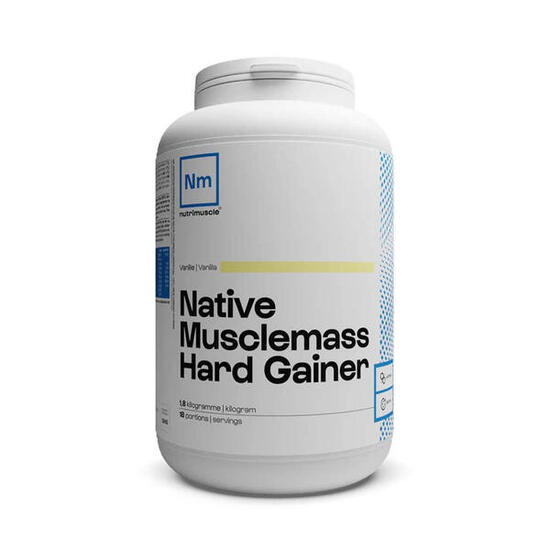 Gainers | Native Musclemass Hard Gainer (1,8kg) | Vanille