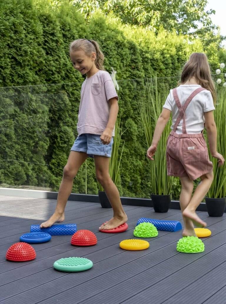 Demi-boule de massage à picots 16 cm – Dôme d'équilibre sensoriel 2/3