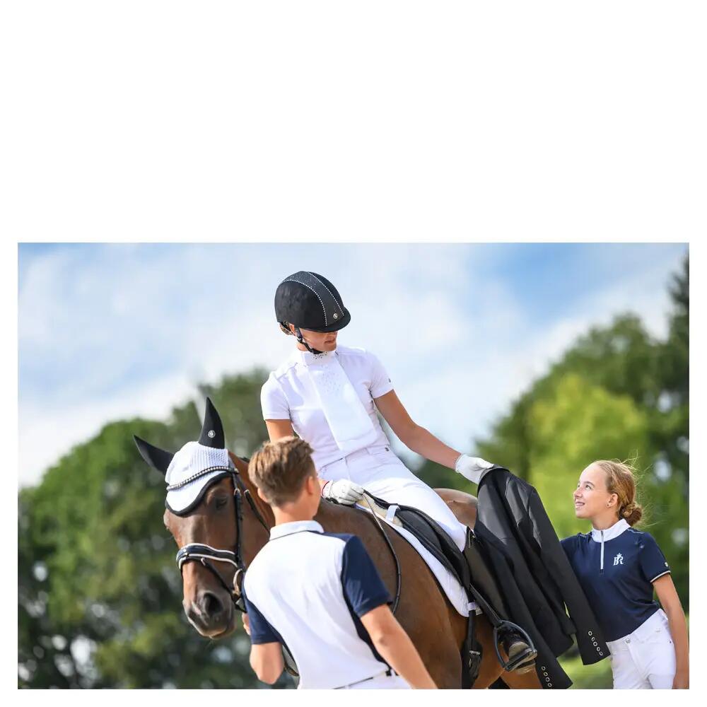 Polo d'équitation de concours femme BR Equitation Calgary 3/4