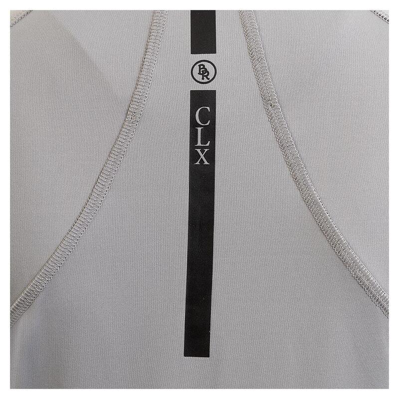 Tricou echitație femei BR Equitation CLX cu fermoar 1/4