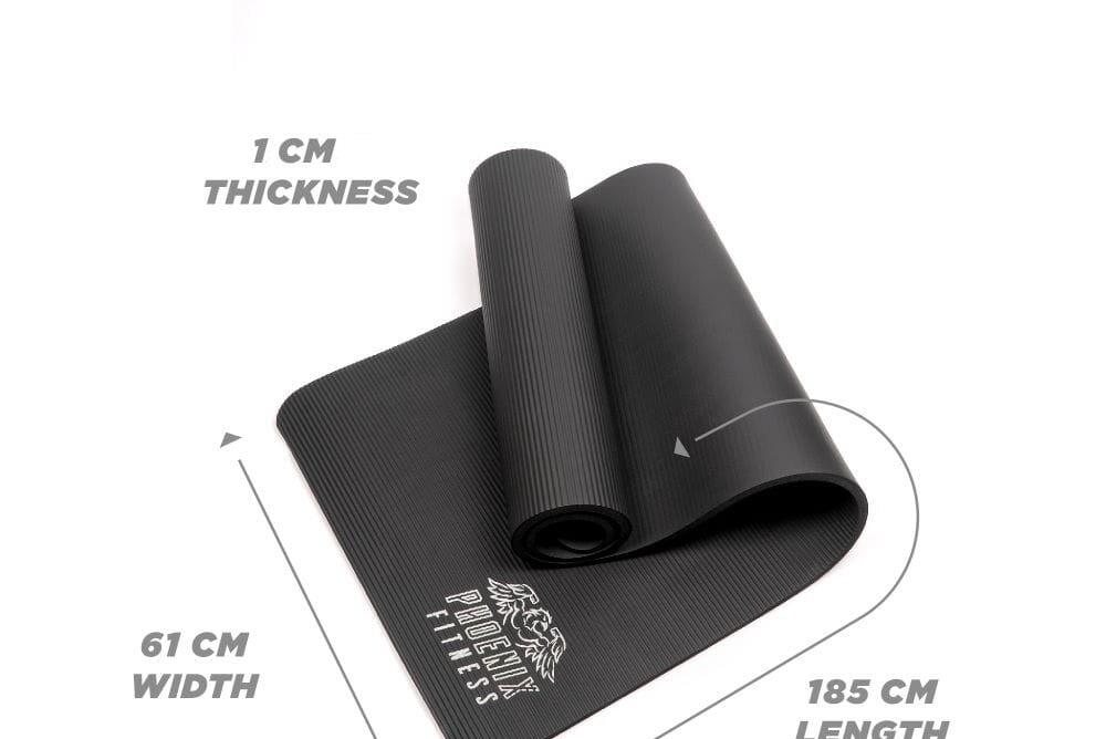 Phoenix Fitness NBR Floor Mat Black – Thick, Anti-Slip Workout Cushion 7/7