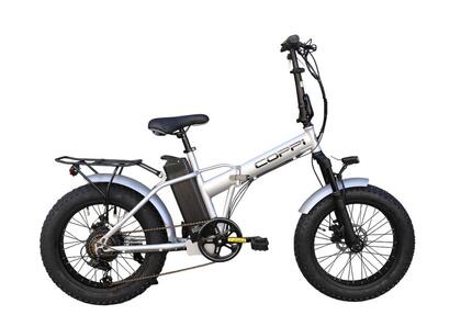 Vélo pliant COPPI VESUVIO 48V 13Ah argent