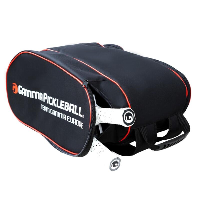 Gamma Pickleball Paddle Team Bag schwarz/rot 6/7