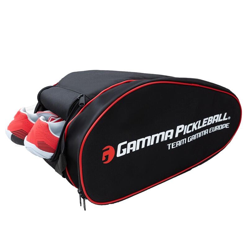 Gamma Pickleball Paddle Team Bag schwarz/rot 5/7