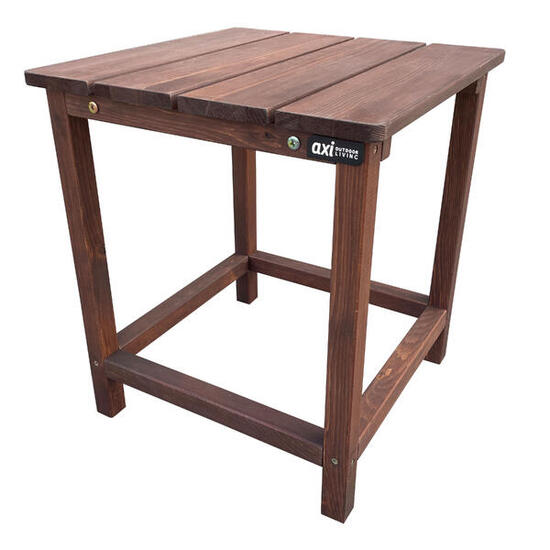 Tavolino in legno - AXI Tess - 405 x 405 x 46 cm - Bianco