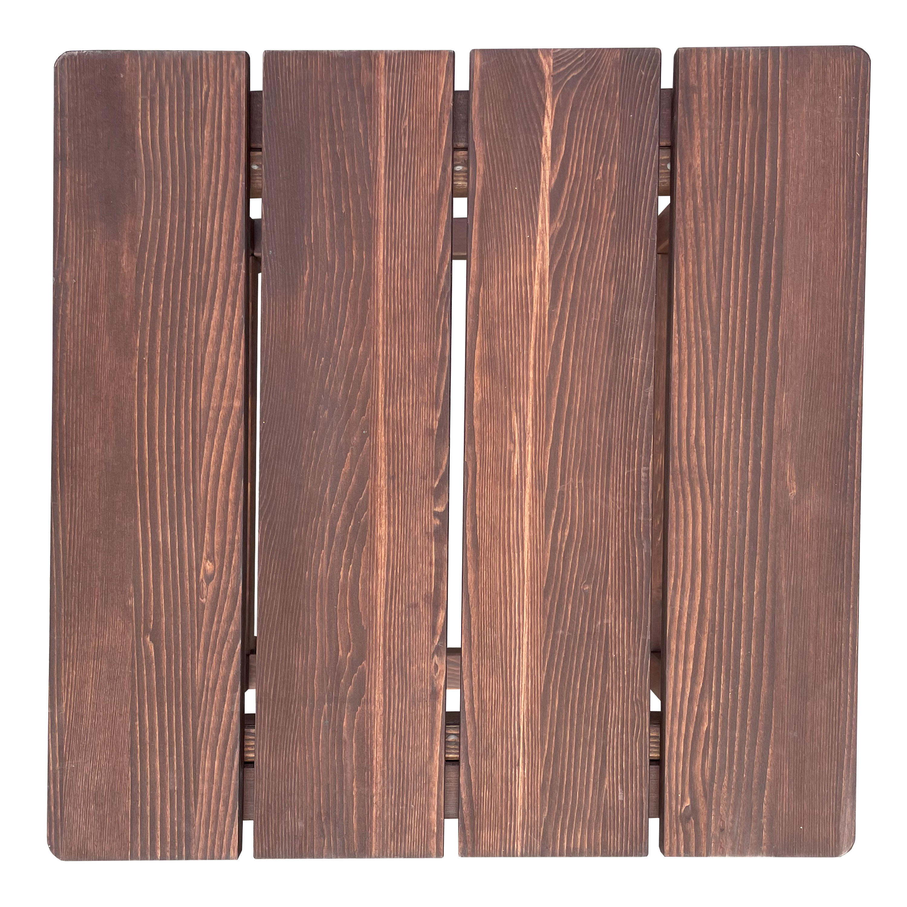 Table d'appoint en Bois - AXI Tess - 40,5 x 40,5 x 46 cm - Brun Caffé 5/6