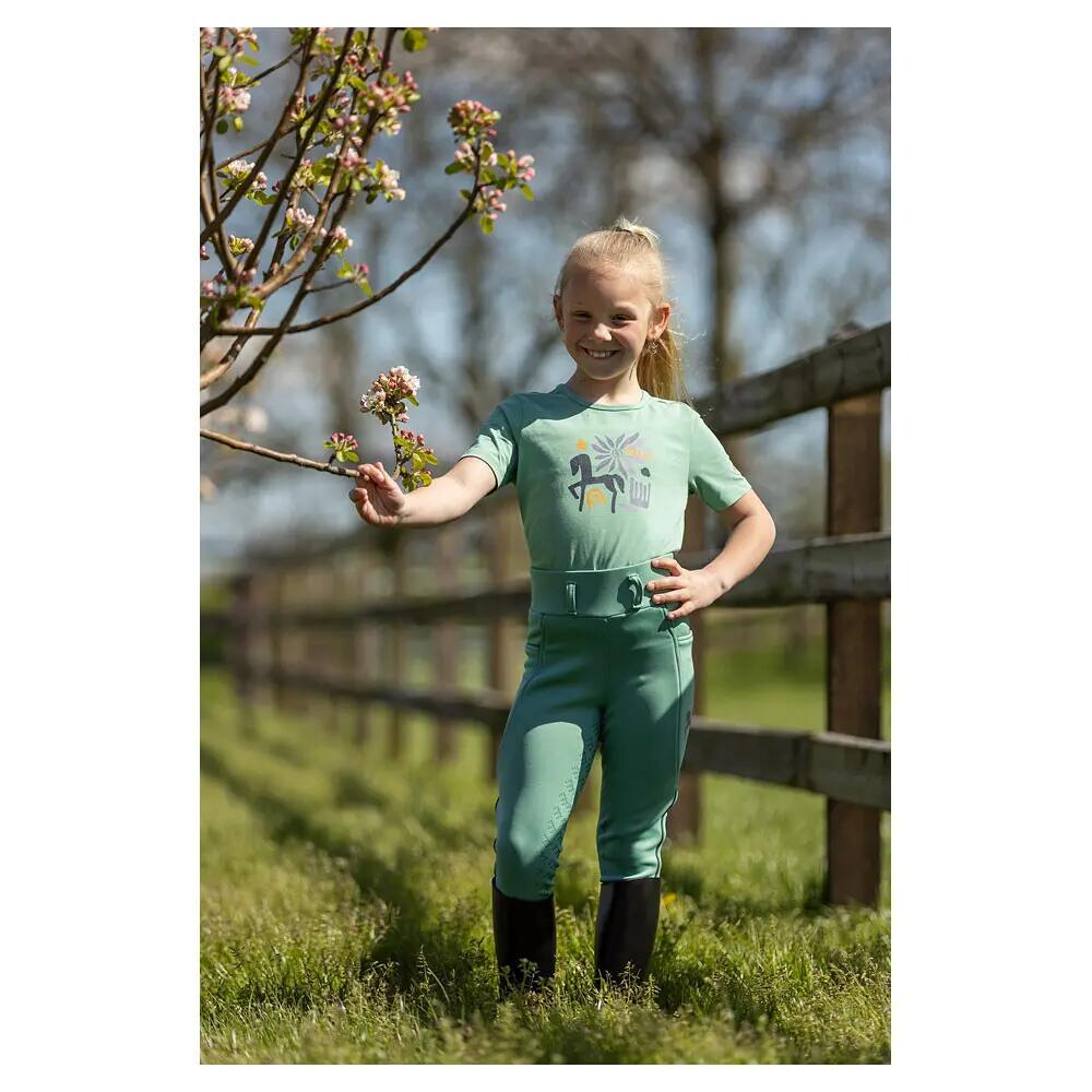 Leggings de equitación para niña BR Equitation full grip Mini 4/5