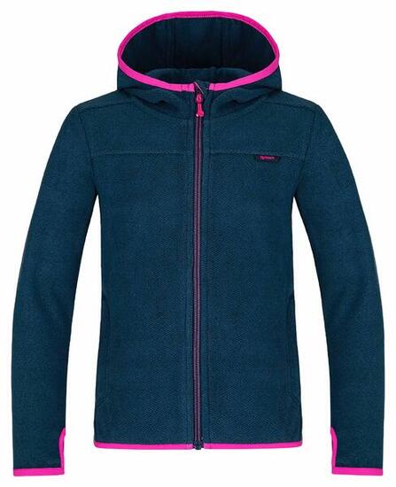 Sweat à capuche enfant Loap Qwaro 300 g/m² Bleu