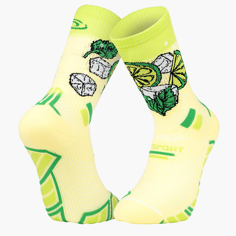 Chaussettes TRAIL ULTRA NUTRISOCKS MOJITO 1/4