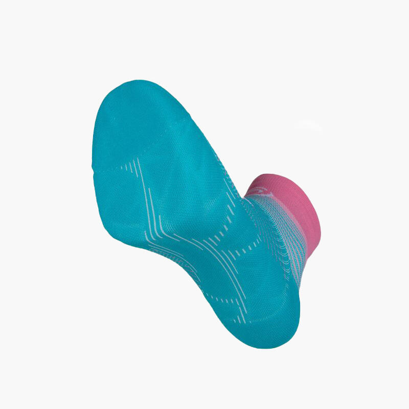 Chaussettes RUN MARATHON Low Turquoise/Rose 3/3