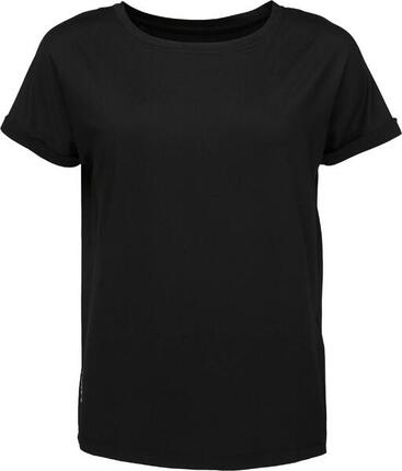 T-shirt femme Loap Byra manches courtes - noir, coupe ample