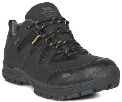 Trespass Finley Low Cut Chaussure de Randonnée Homme Imperméable Noire