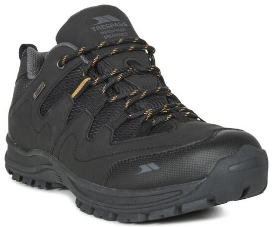 Trespass Finley Low Cut Chaussure de Randonnée Homme Imperméable Noire