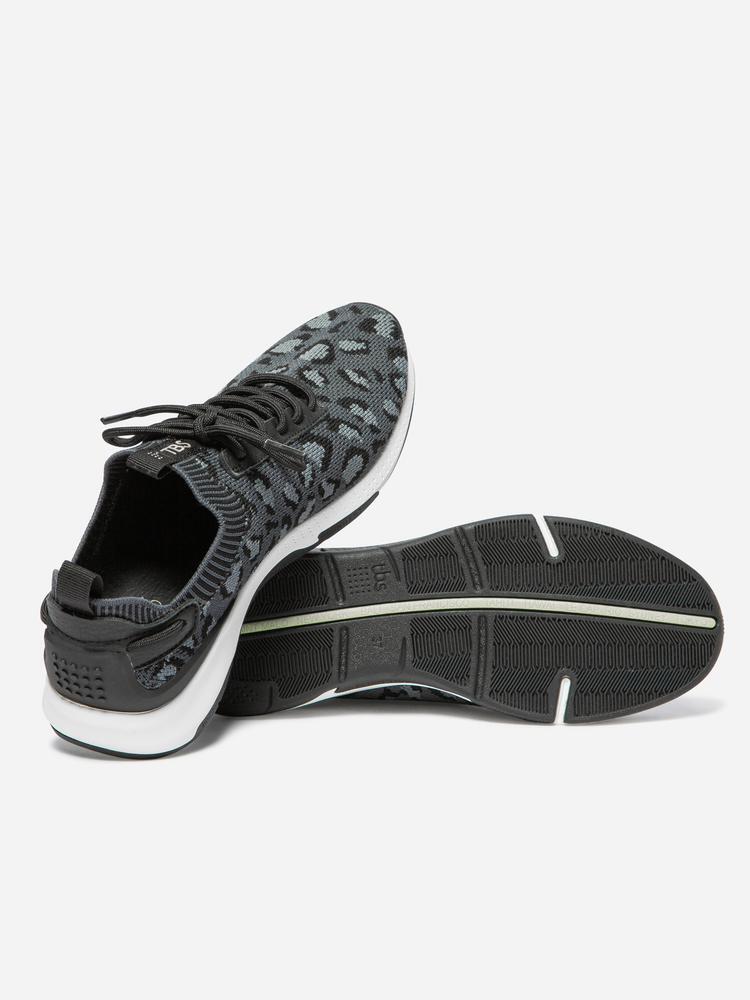Chaussures de running Femme - JELLINA Leopard Noir 4/5