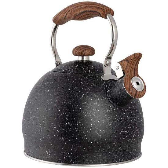 Gimex - Pfeifkessel - Schwarz - Induktion - 1,7 Liter