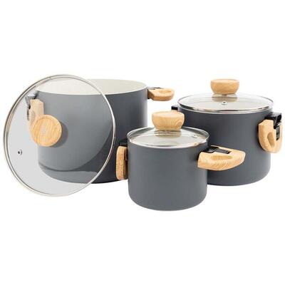 Bo-camp - pannenset - barbican - aluminium - inductie - 3-delig