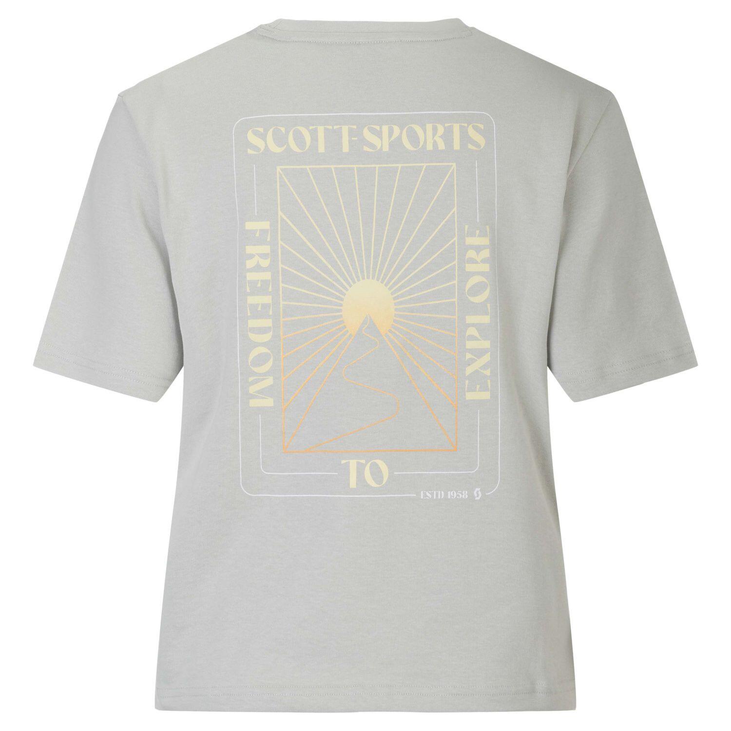 Camiseta de mujer Scott WS GRAPHIC SS gris 2/3