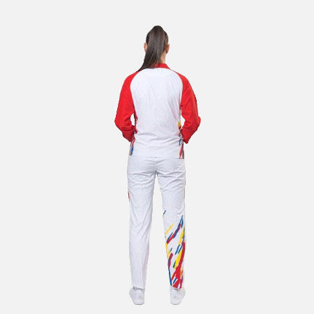 Trening Podium Feminin PEAK TeamROmania19 Alb/Rosu