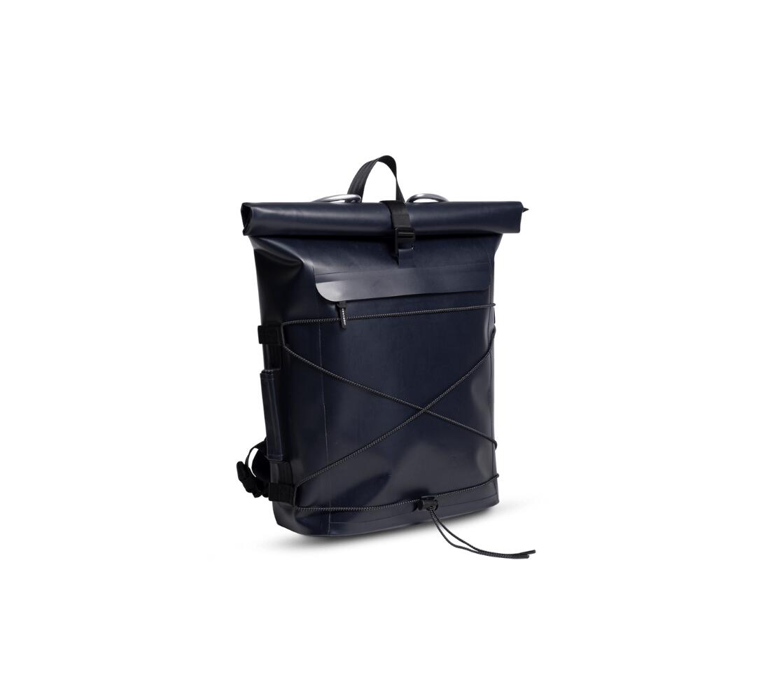 Running   KILOMETER STUDIOS Pannier Rolltop - Navy 3/4