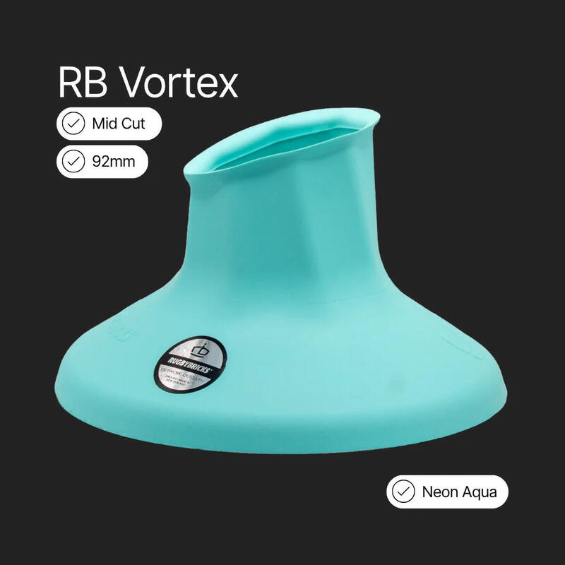 Tee de rugby Bricks Vortex Mid Cut Bleu fluo