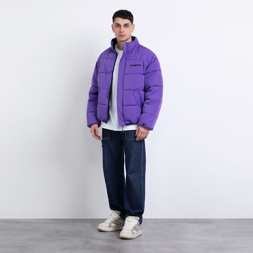 Giubbotto bomber imbottito pesante VIOLA 5/6
